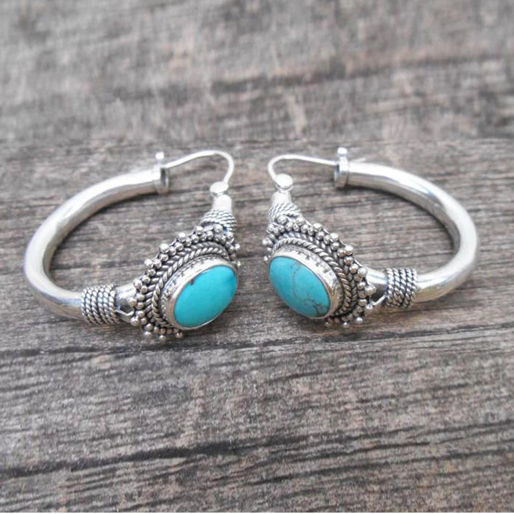 Pendientes Turquesa Vintage