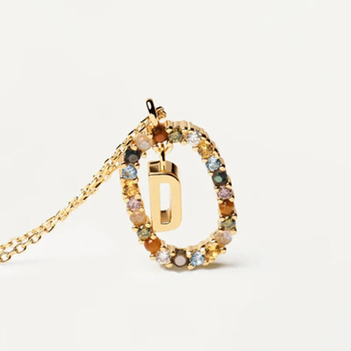Collar Elegante con Piedras Multicolor