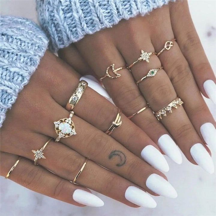 Conjunto de Anillos Elegantes