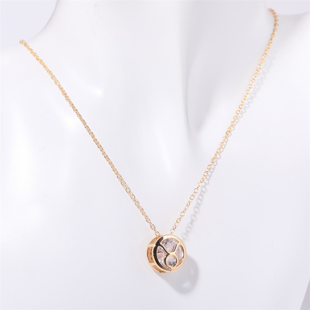 Collar Zodíaco Doble Cara