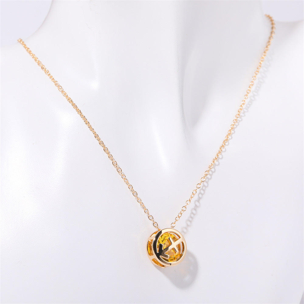 Collar Zodíaco Doble Cara