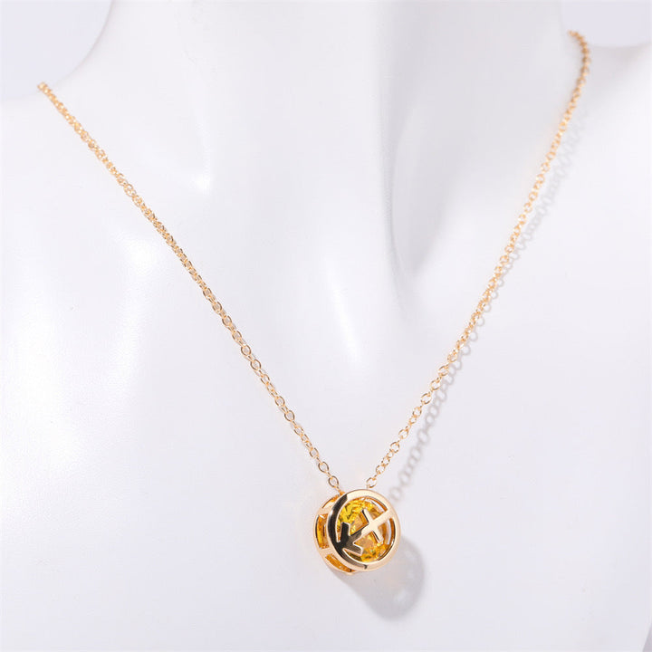 Collar Zodíaco Doble Cara