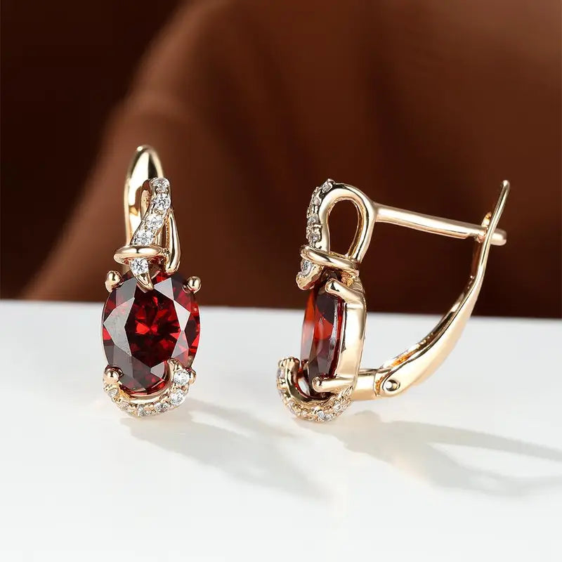 Pendientes Crimson Twilight Drop