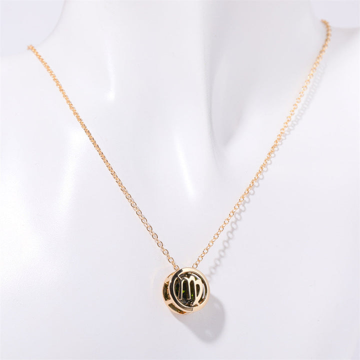Collar Zodíaco Doble Cara