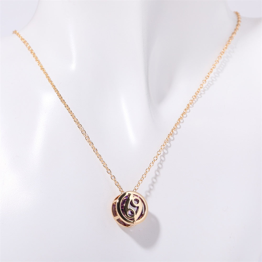 Collar Zodíaco Doble Cara