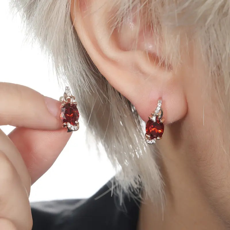 Pendientes Crimson Twilight Drop