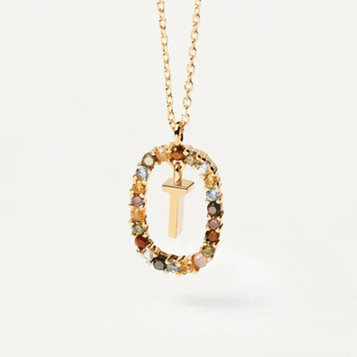 Collar Elegante con Piedras Multicolor