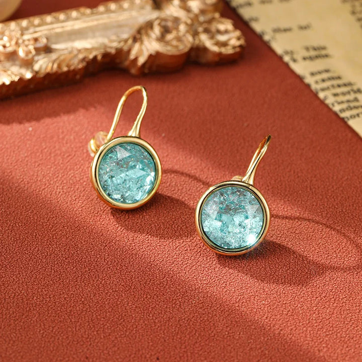 Pendientes Vintage Ice Crack Jewel