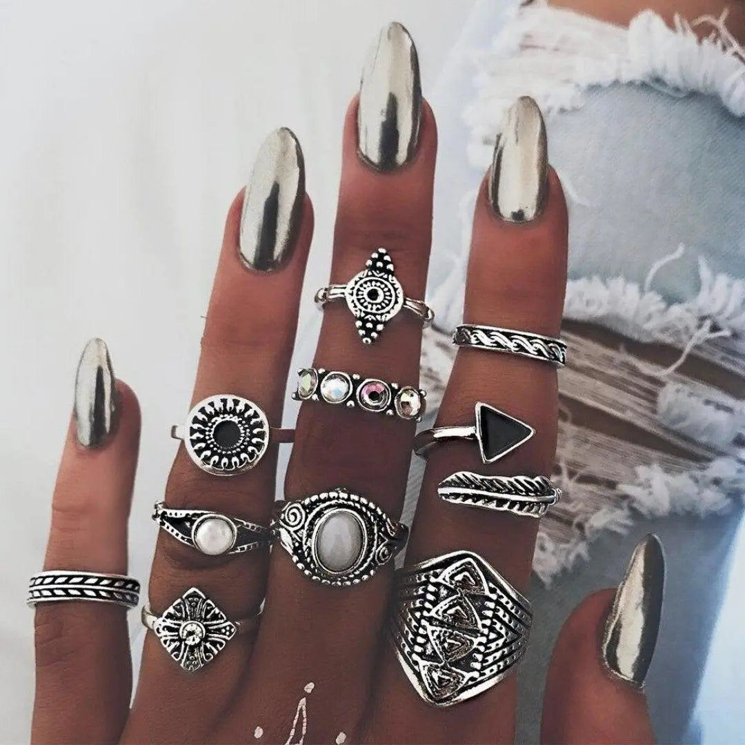 Conjunto de Anillos Elegantes