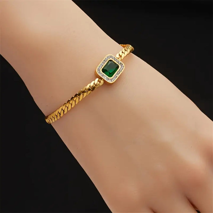 Pulsera Esmeralda Divina