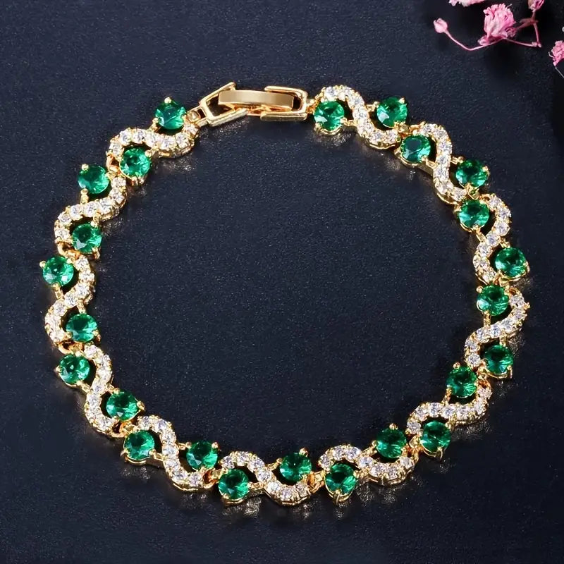Pulsera Diana Esmeralda