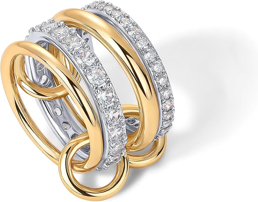 Conjunto Anillos Unidos | Oro