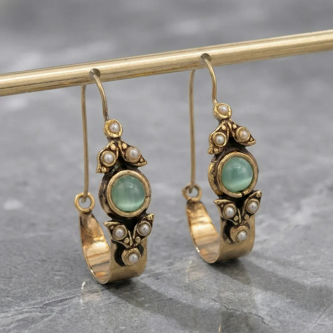 Pendientes con colgante de estilo étnico retro de moda