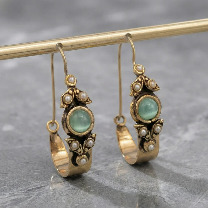 Pendientes con colgante de estilo étnico retro de moda