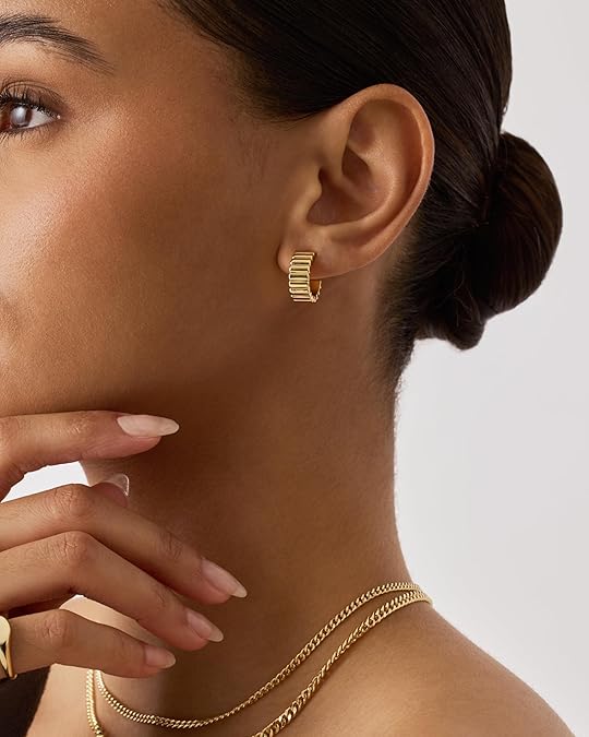 Pendientes Relieve Clásico | Oro