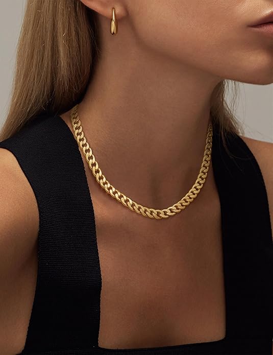 Collar Cubano Chunky | Oro