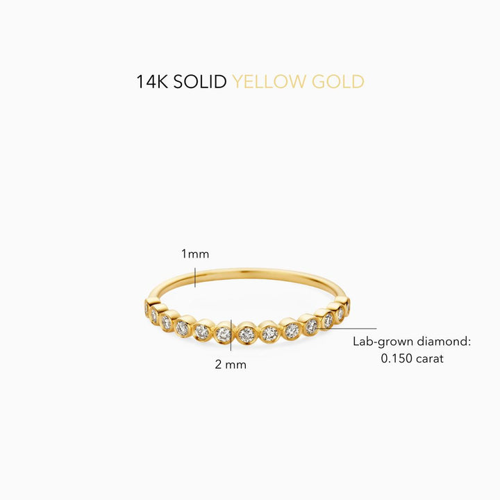 Anillo Esferas de Diamante | Oro