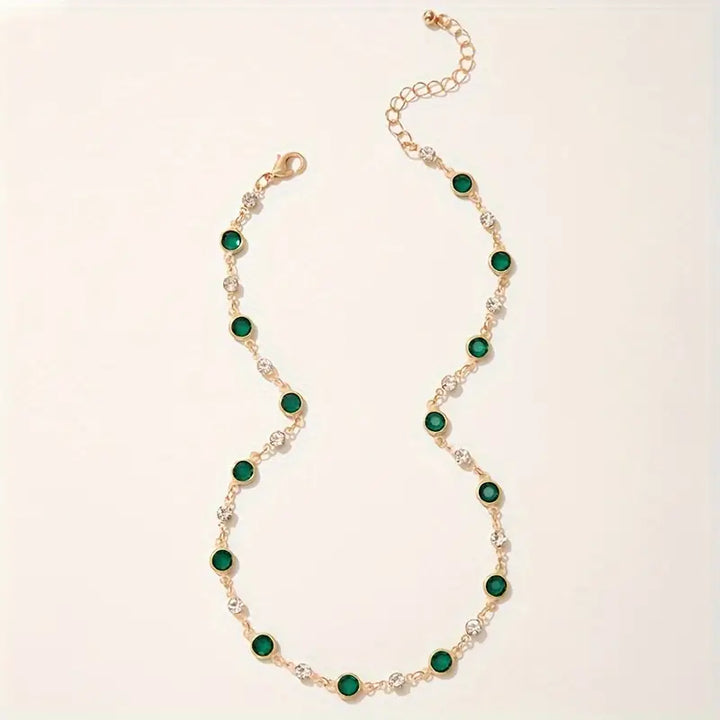 Collar Colgante Verde Divino
