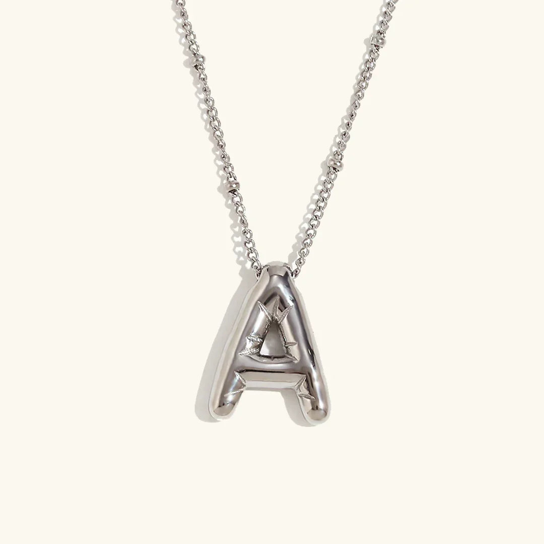 Collar de Oro con Inicial Balloon