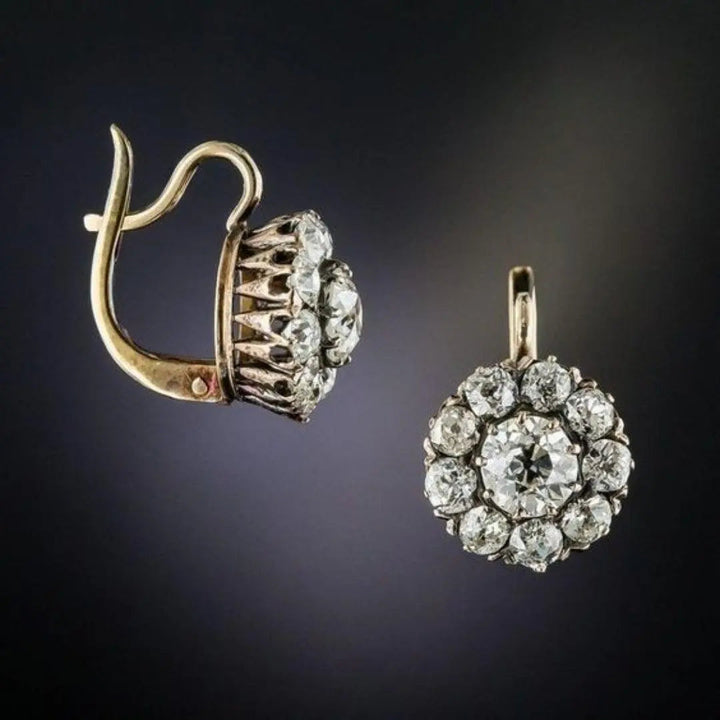 Pendientes vintage de oro