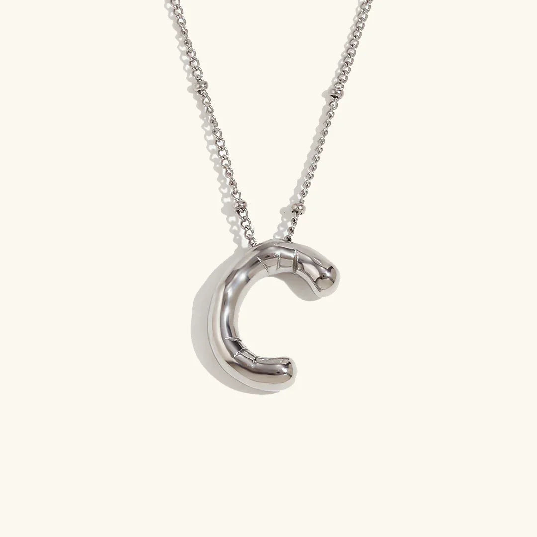 Collar de Oro con Inicial Balloon