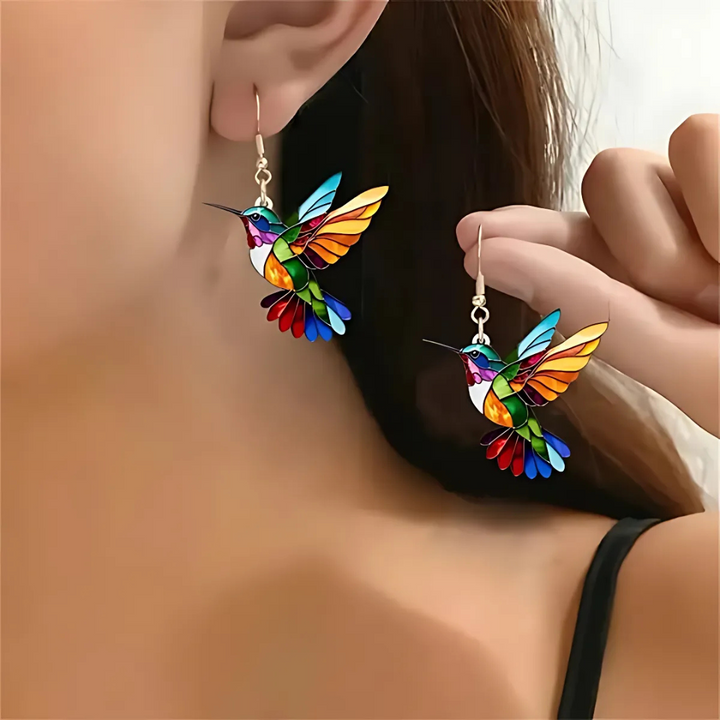Precioso Collar de Colibrí con Pendientes de Regalo – Oferta por Tiempo Limitado