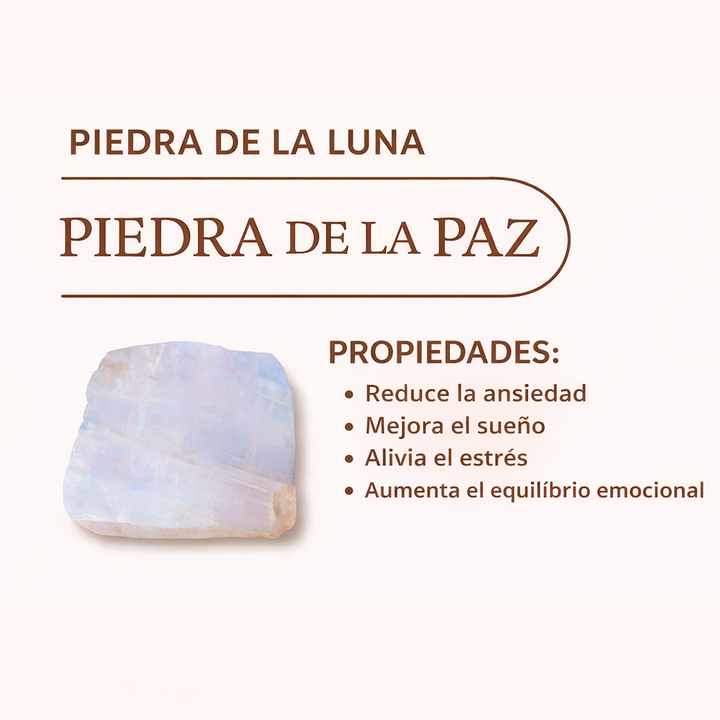 Collar Soraia con piedra lunar