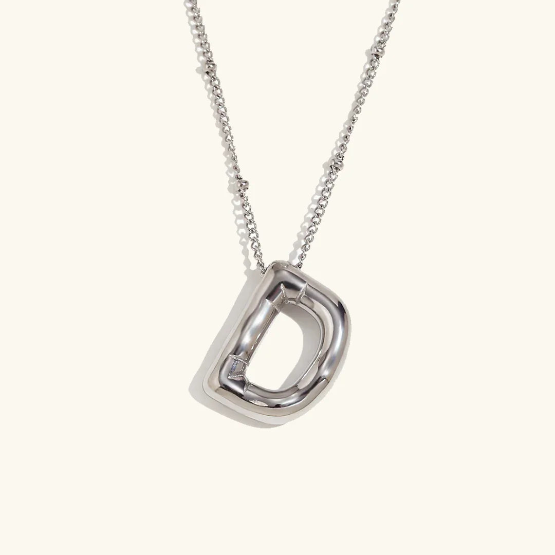 Collar de Oro con Inicial Balloon
