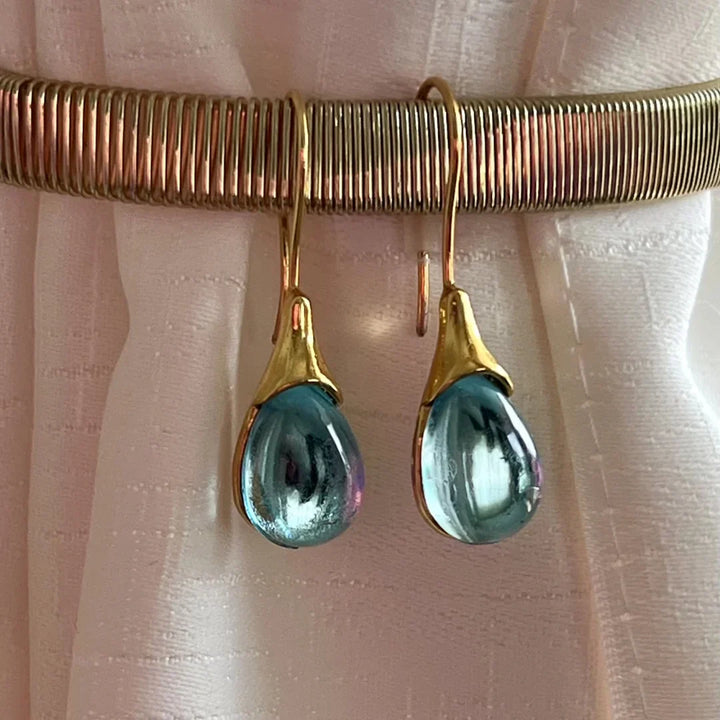 Pendientes de hoja de plata