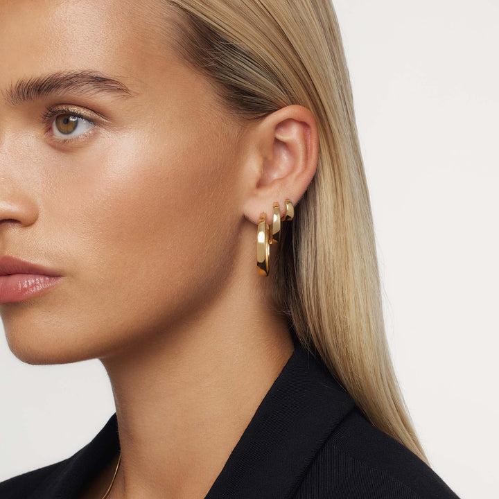 Pendientes Argolla Gia Imperial | Oro