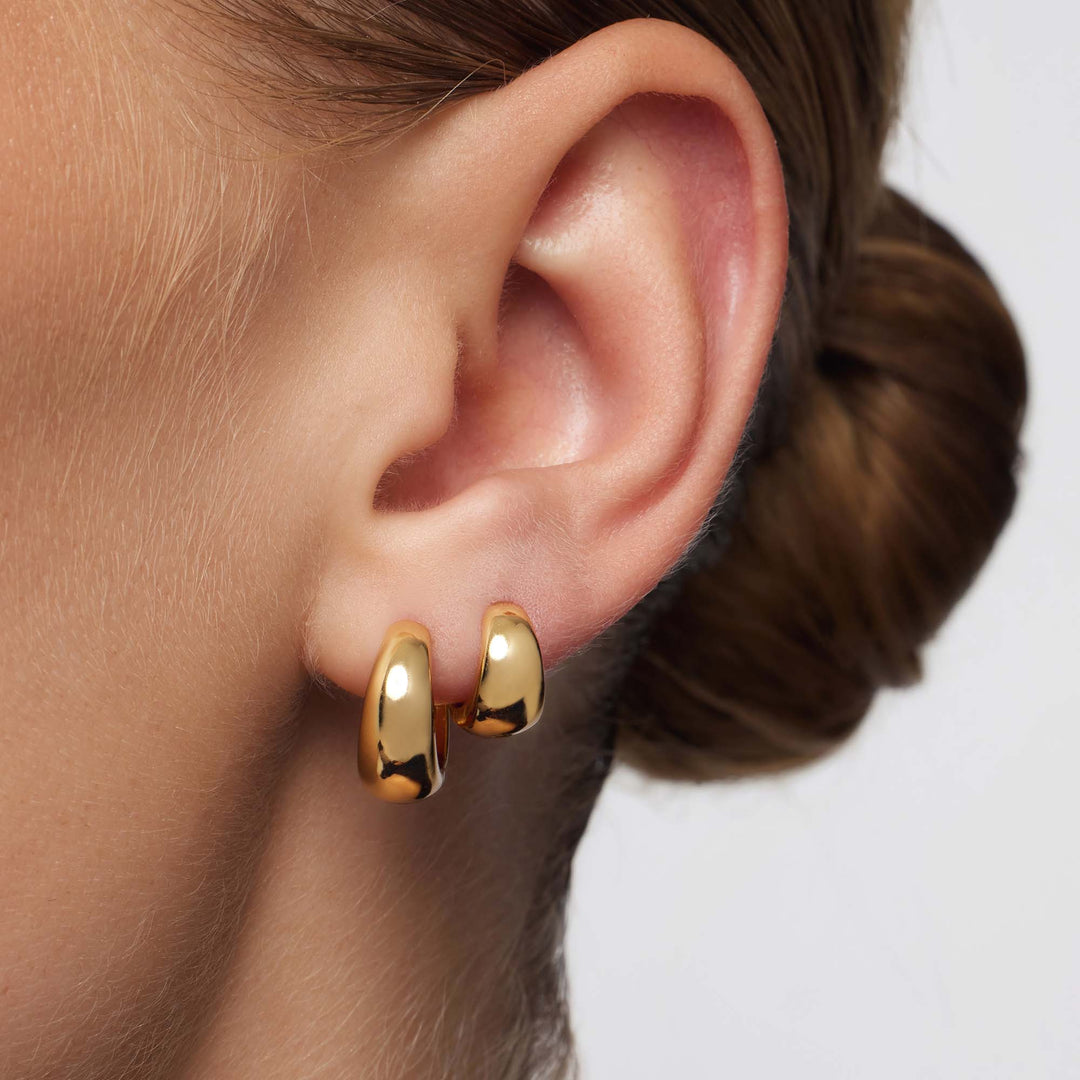 Pendientes Argolla Lumière | Oro