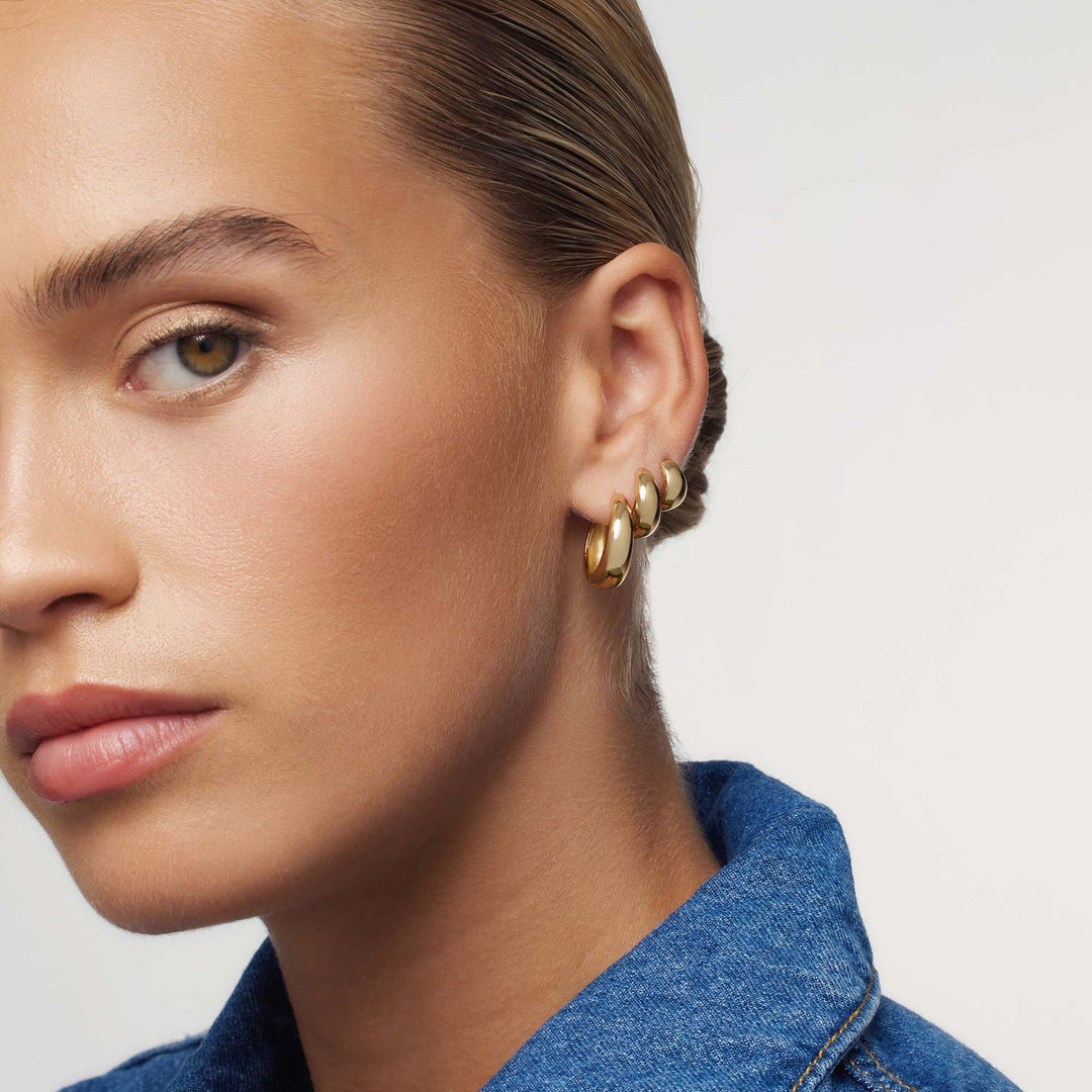 Pendientes Argolla Reina | Oro