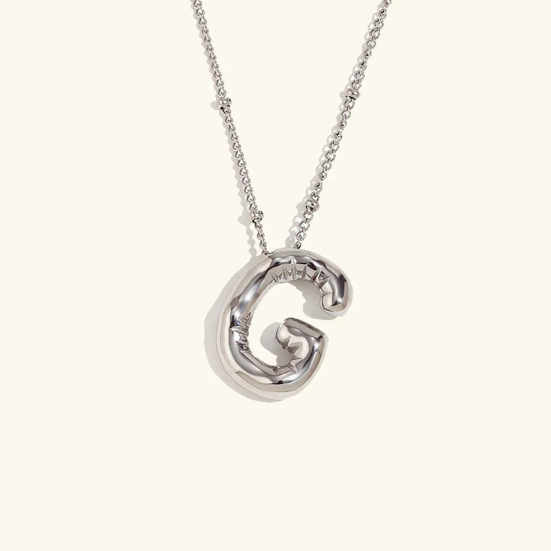 Collar de Oro con Inicial Balloon