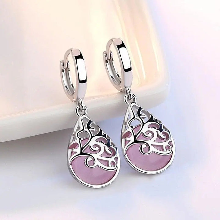 Pendientes Árbol de la Vida en plata