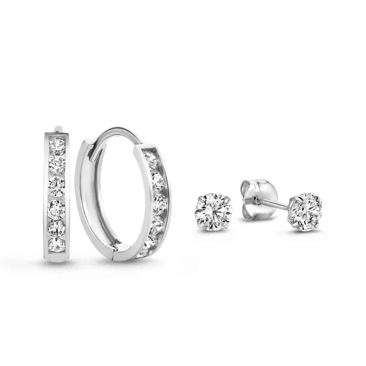 Conjunto de pendientes Dara Brillane con piedras