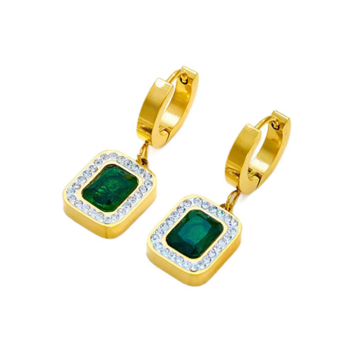 Conjunto de Joyería Esmeralda de la Noche