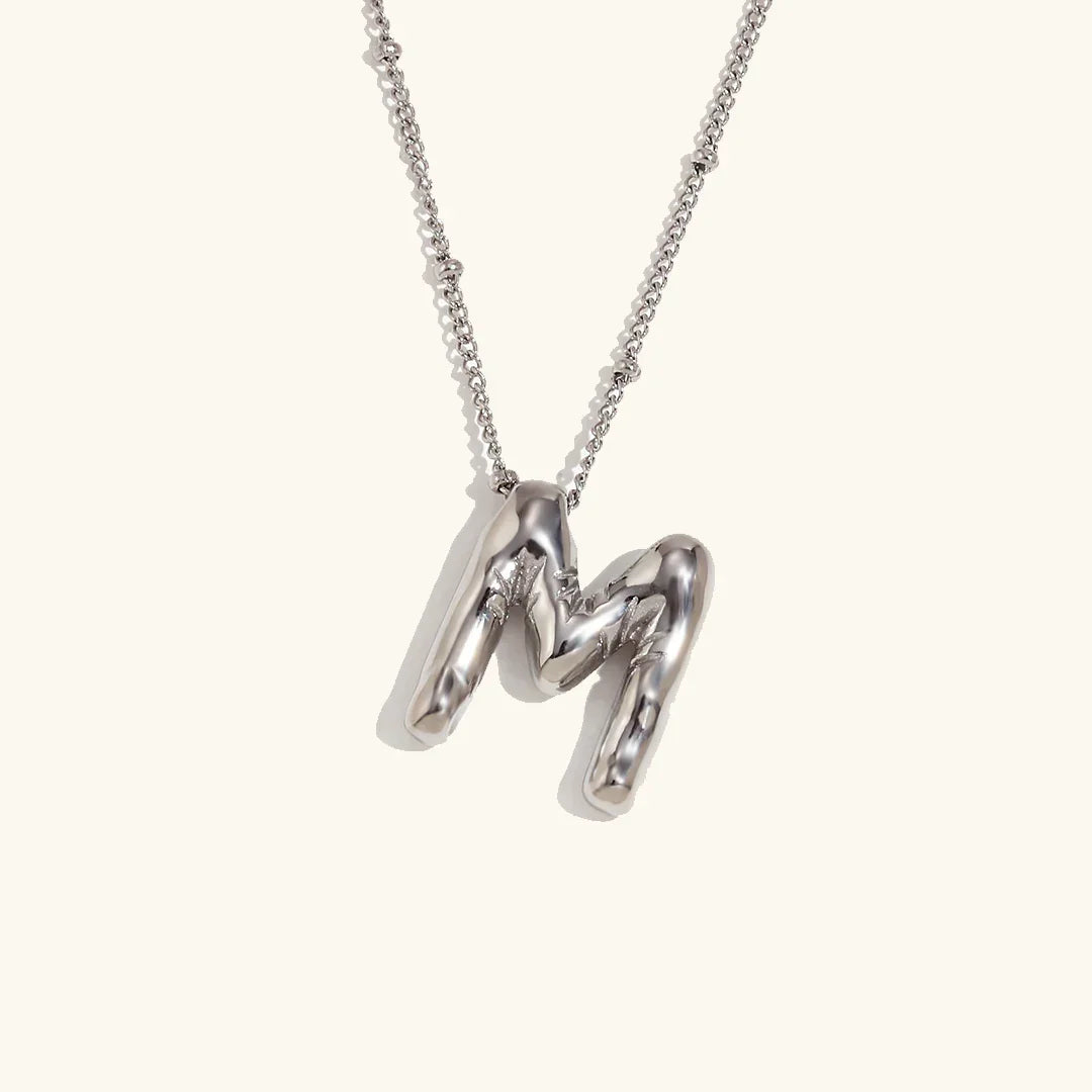 Collar de Oro con Inicial Balloon
