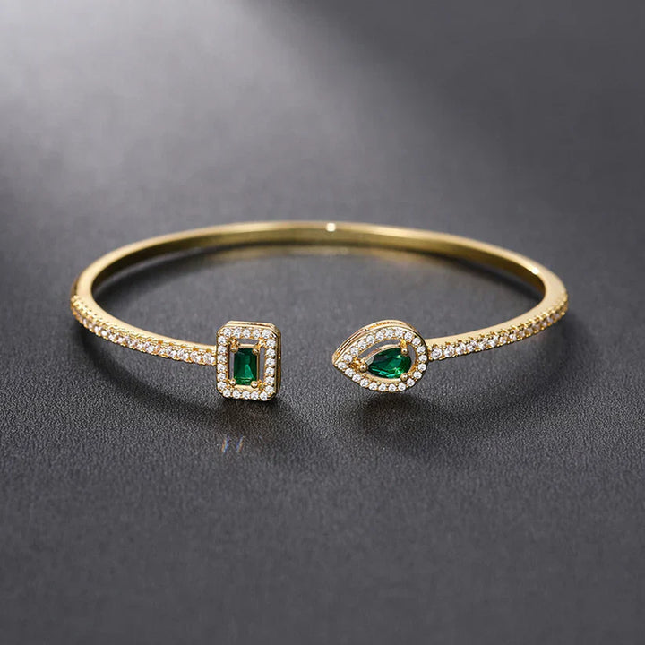 Pulsera Esmeralda Brillante