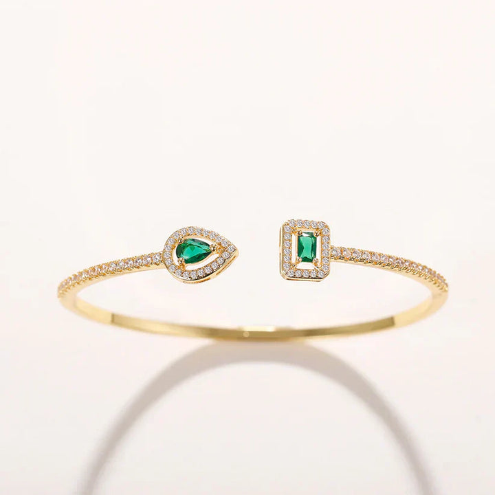 Pulsera Esmeralda Brillante