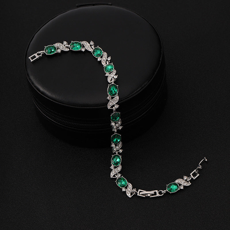 Pulsera Esmeralda Jade