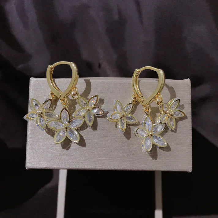 Pendientes Estrella de Primavera con colgante
