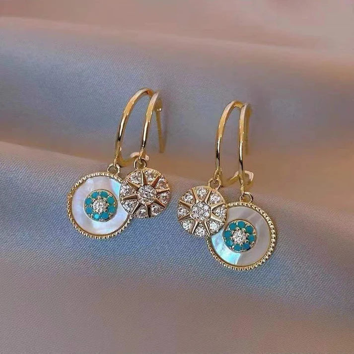 Pendientes Caleidoscopio Dorados