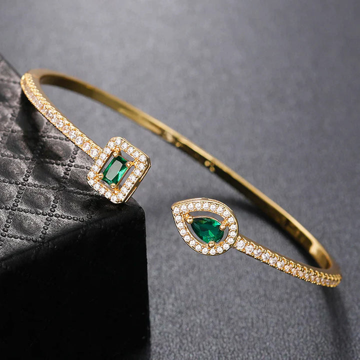 Pulsera Esmeralda Brillante