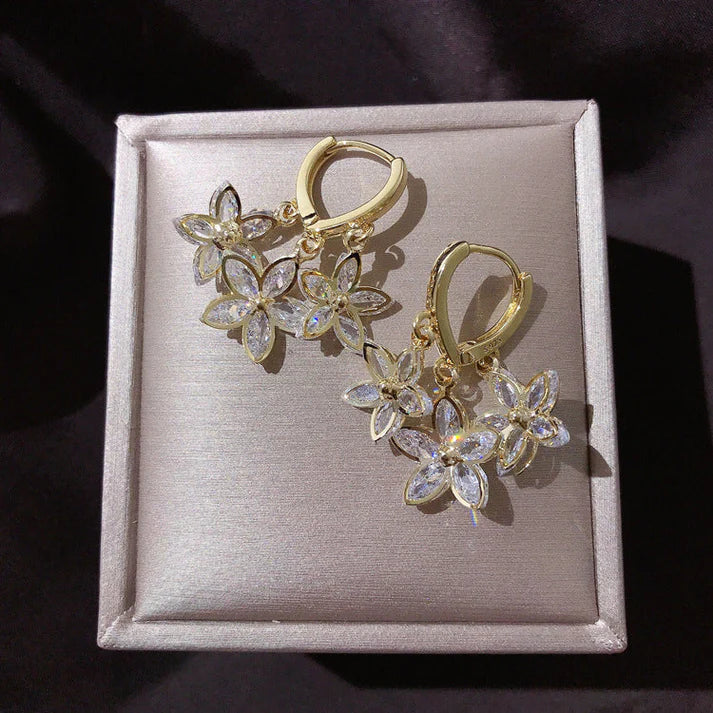 Pendientes Estrella de Primavera con colgante