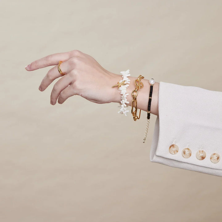 Pulsera Barra T | Oro