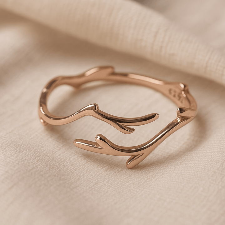 Anillo Ajustable Ramas Elegantes