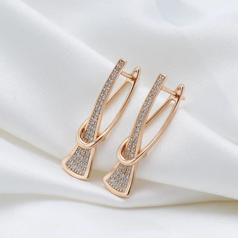 Pendientes Cristal Radiante | Oro