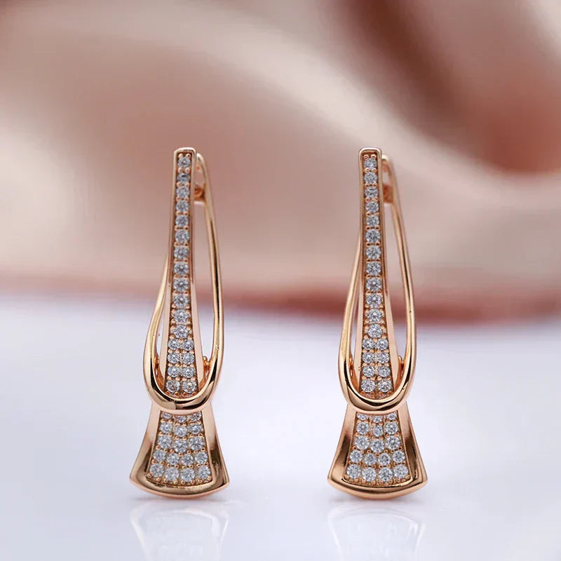 Pendientes Cristal Radiante | Oro