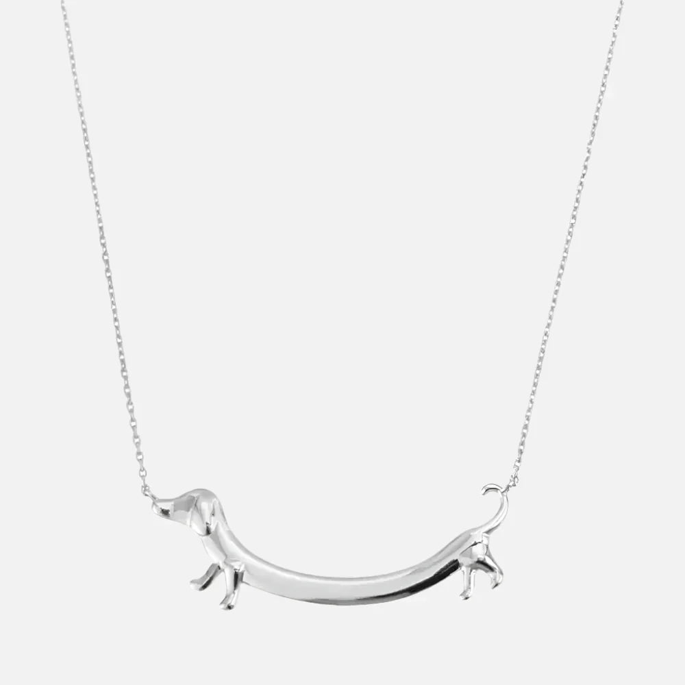 Collar Cane Salame en tono dorado