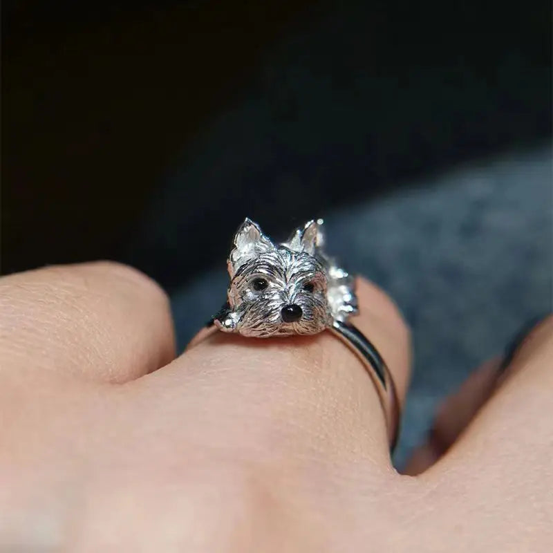 Anillo Perro Tobby (Ajustable)
